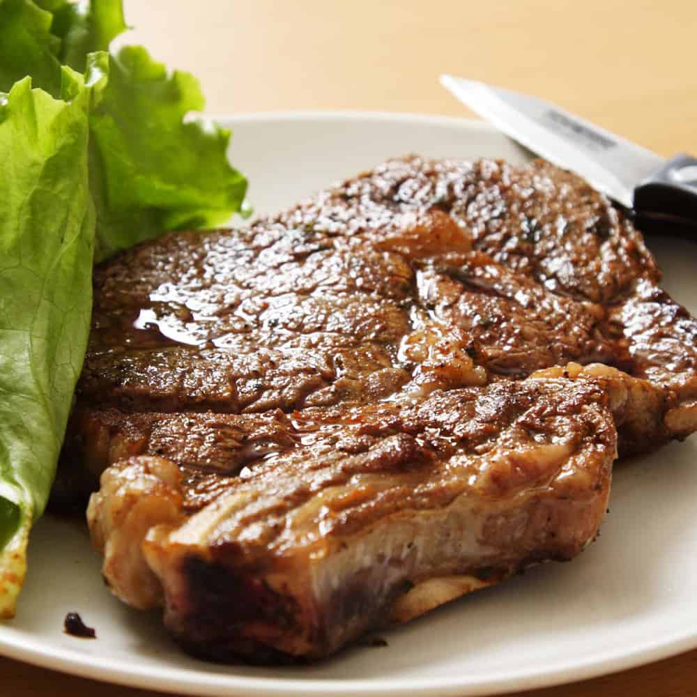 Roasted Bison Steak